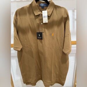 Polo by Ralph Lauren Men's Tan Polo Shirt